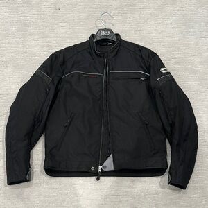 Black Men's Jacket Motorcycle
